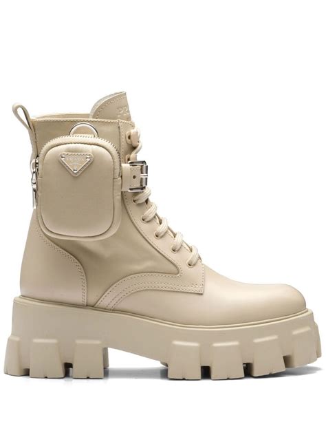 botas altas prada|prada military boots.